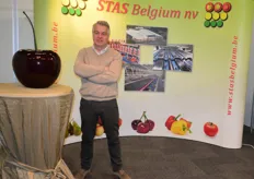 Jan Taks van Stas Belgium nv, gespecialiseerd in de productie van electrische kerssoorteermachines, complete lijnen